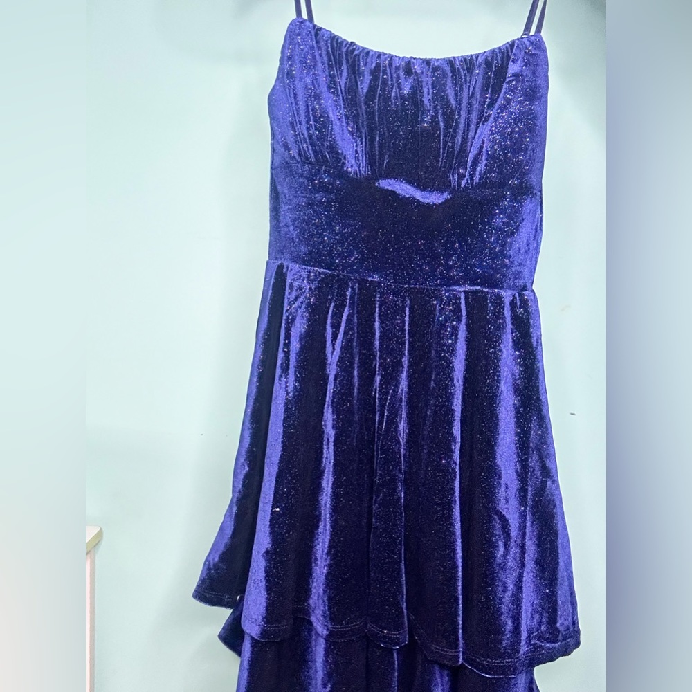 Blue dress